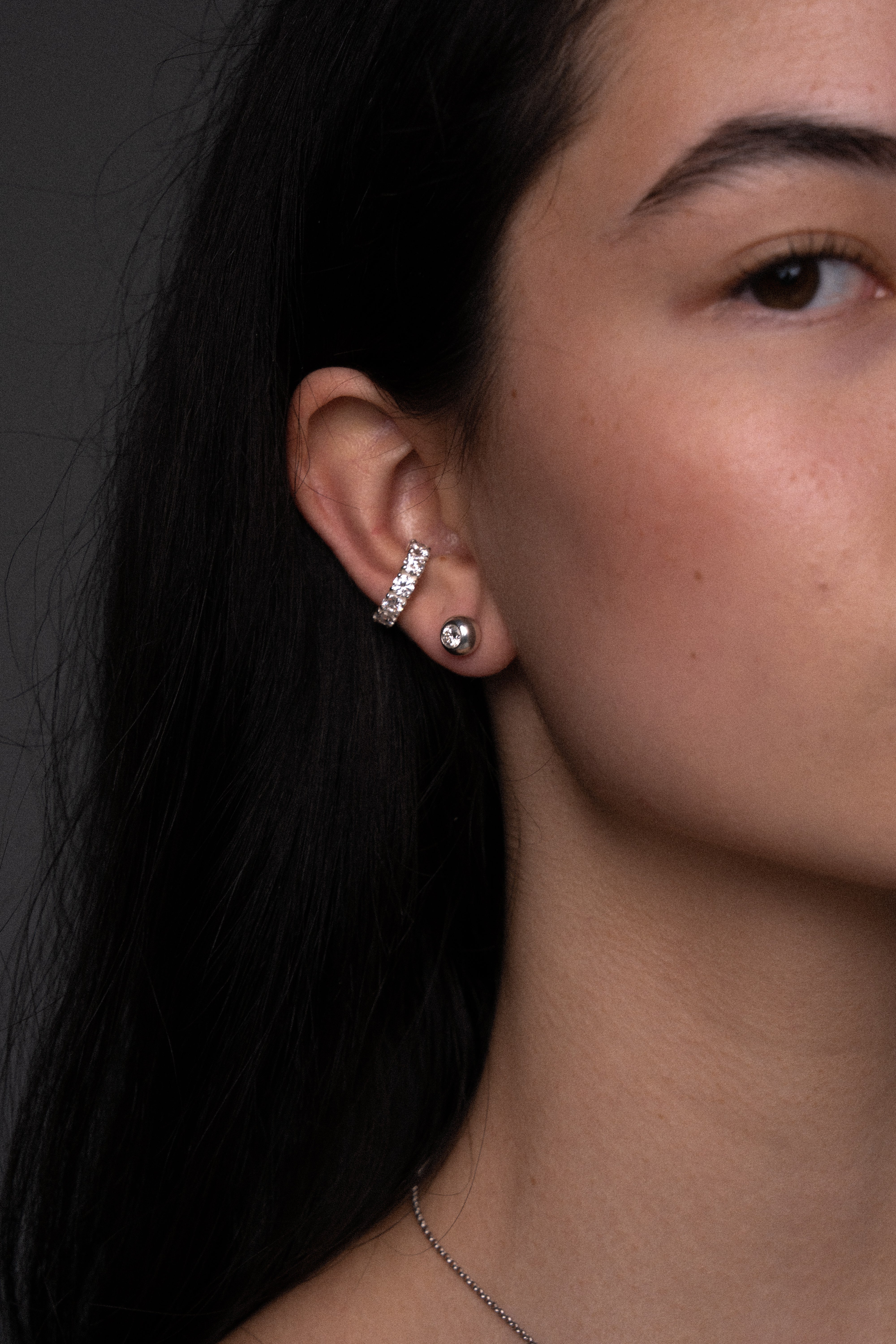 Каф - Moissanite lumen
