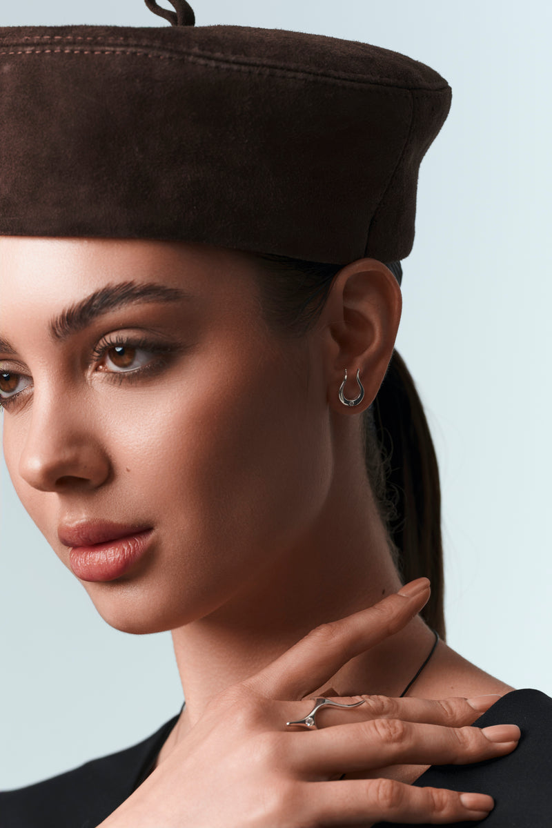 Сережки Miranda gems з муассанітами — SIERRA SPACE