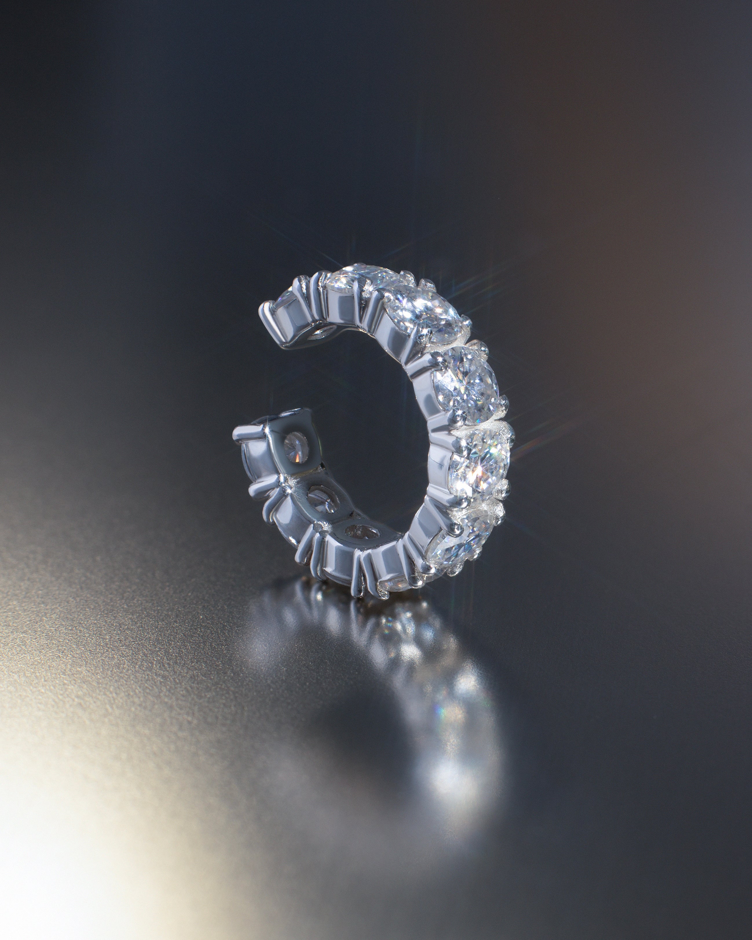 Каф - Moissanite lumen