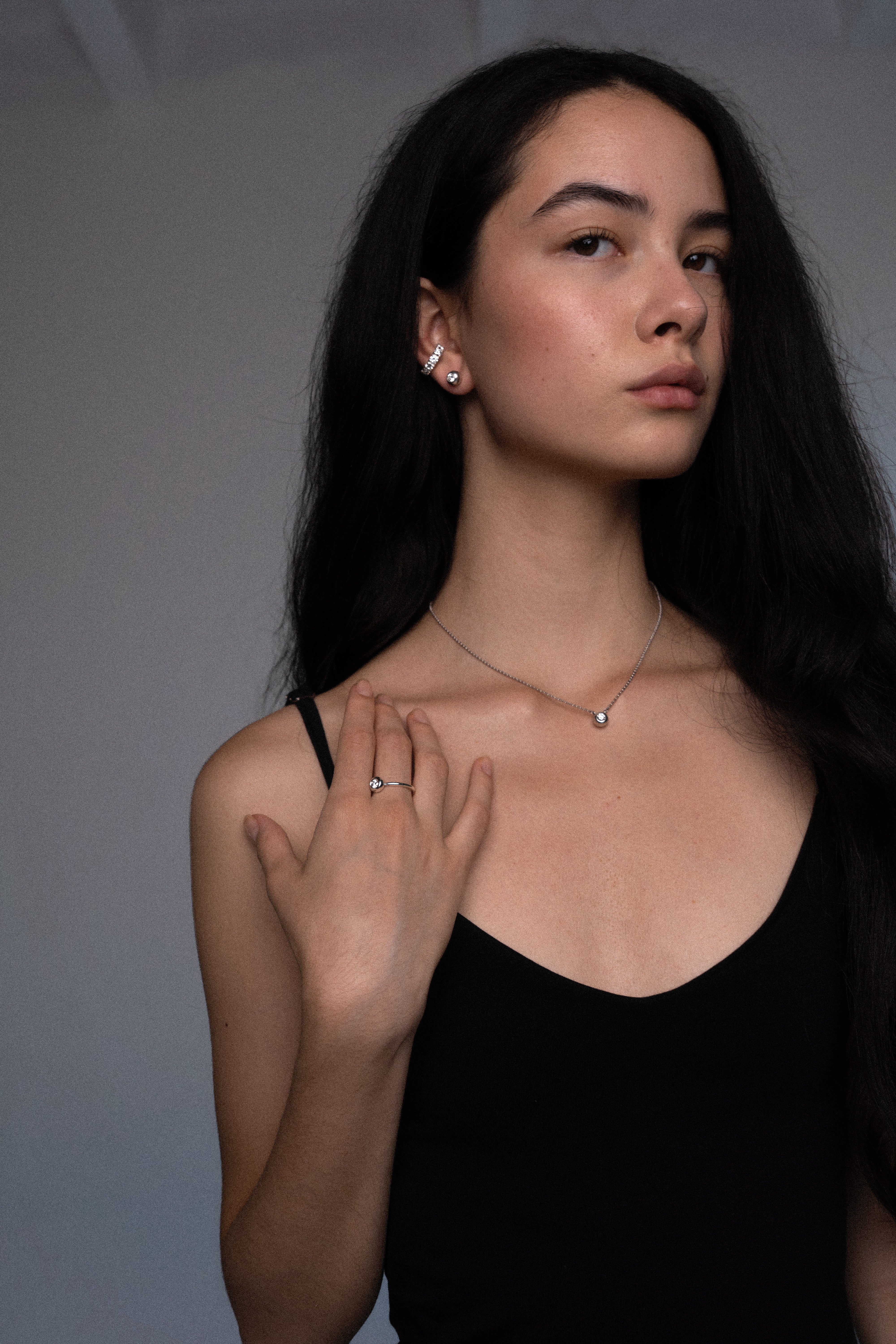 Каф - Moissanite lumen