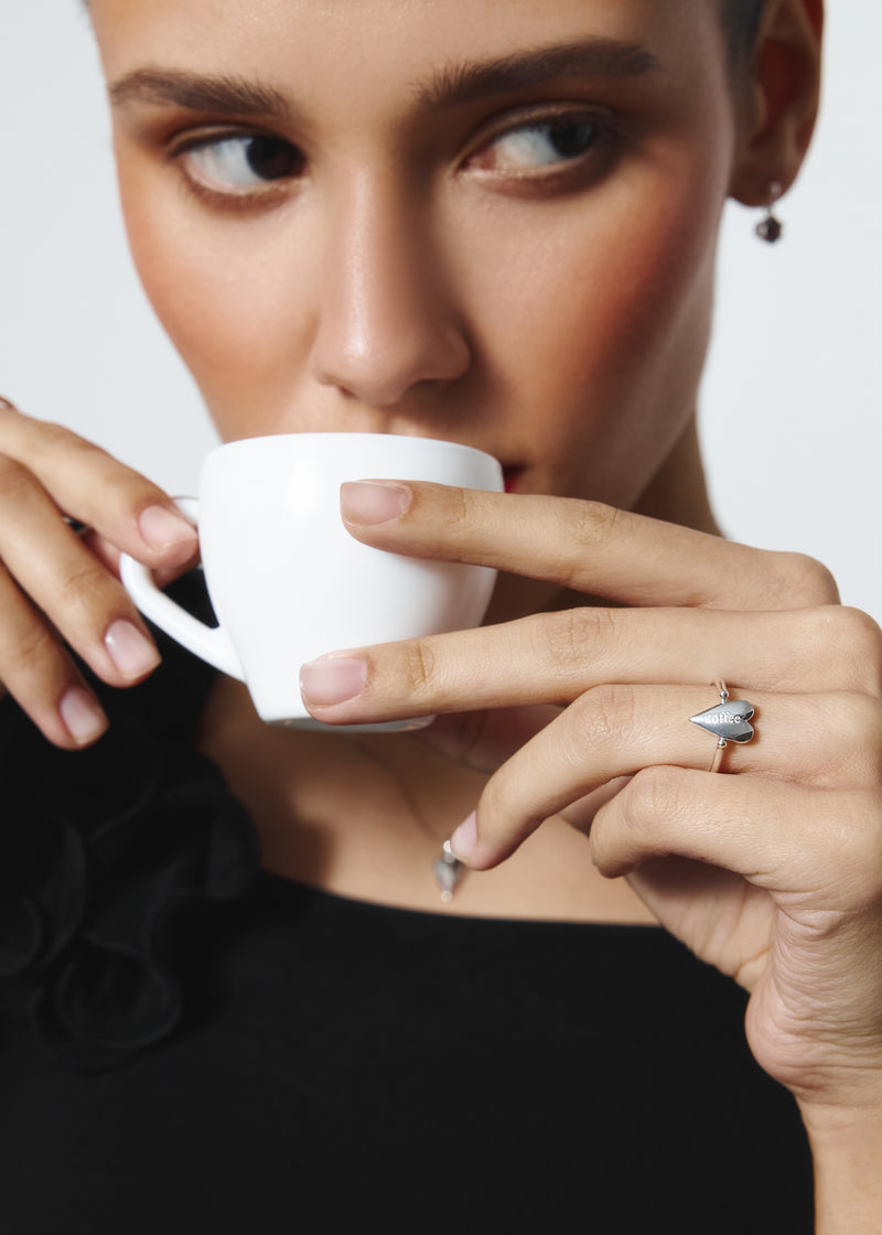 Каблучка Prosecco or Coffee — напис змінюється — SIERRA SPACE