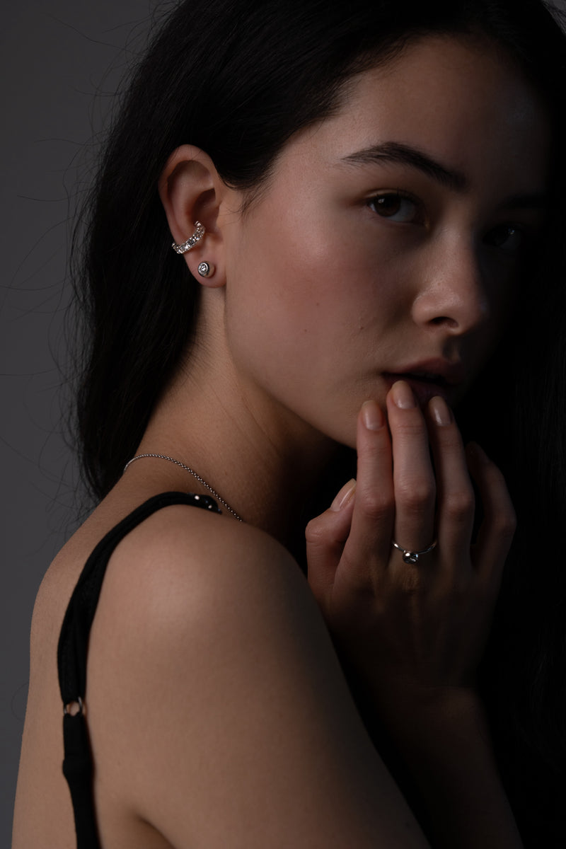 Каф - Moissanite lumen