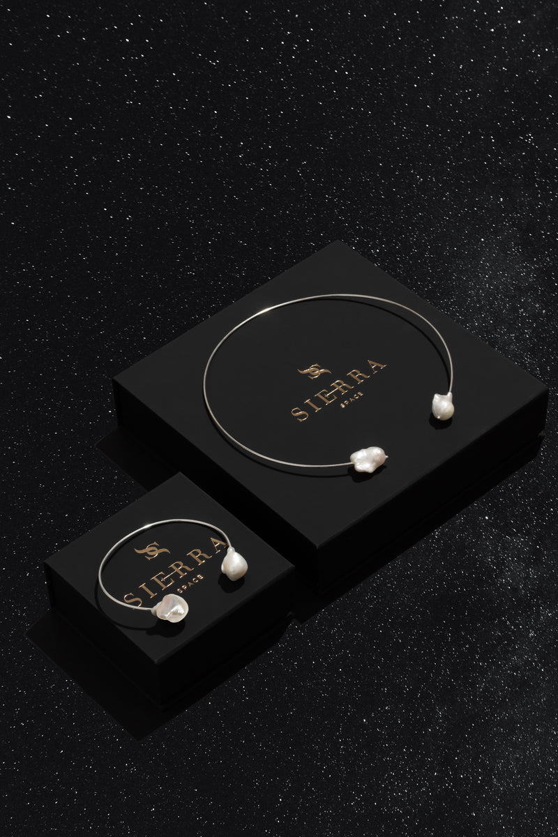 Кольє з барочними перлинами Pearl Eclipse — SIERRA SPACE