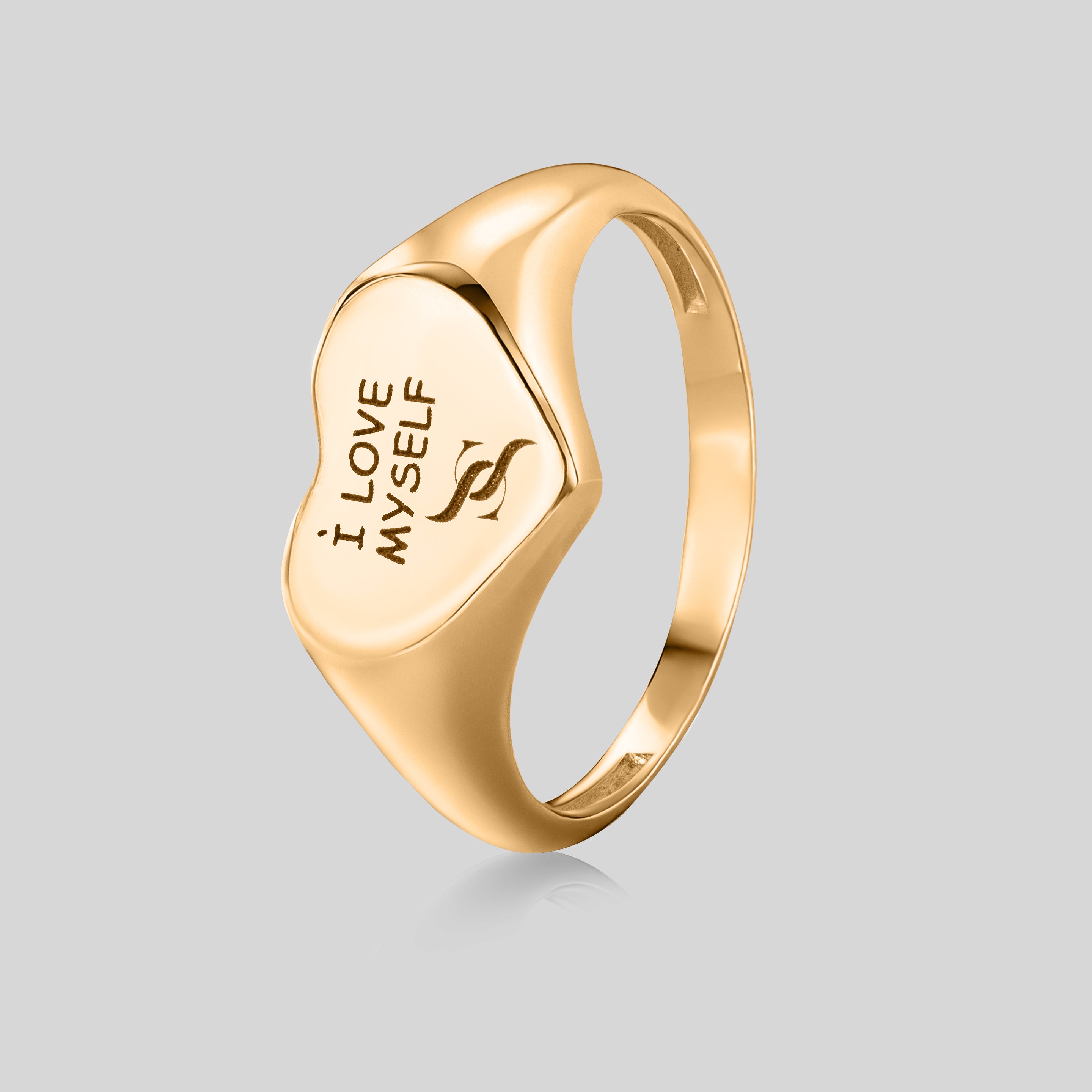 I LOVE MYSELF gold