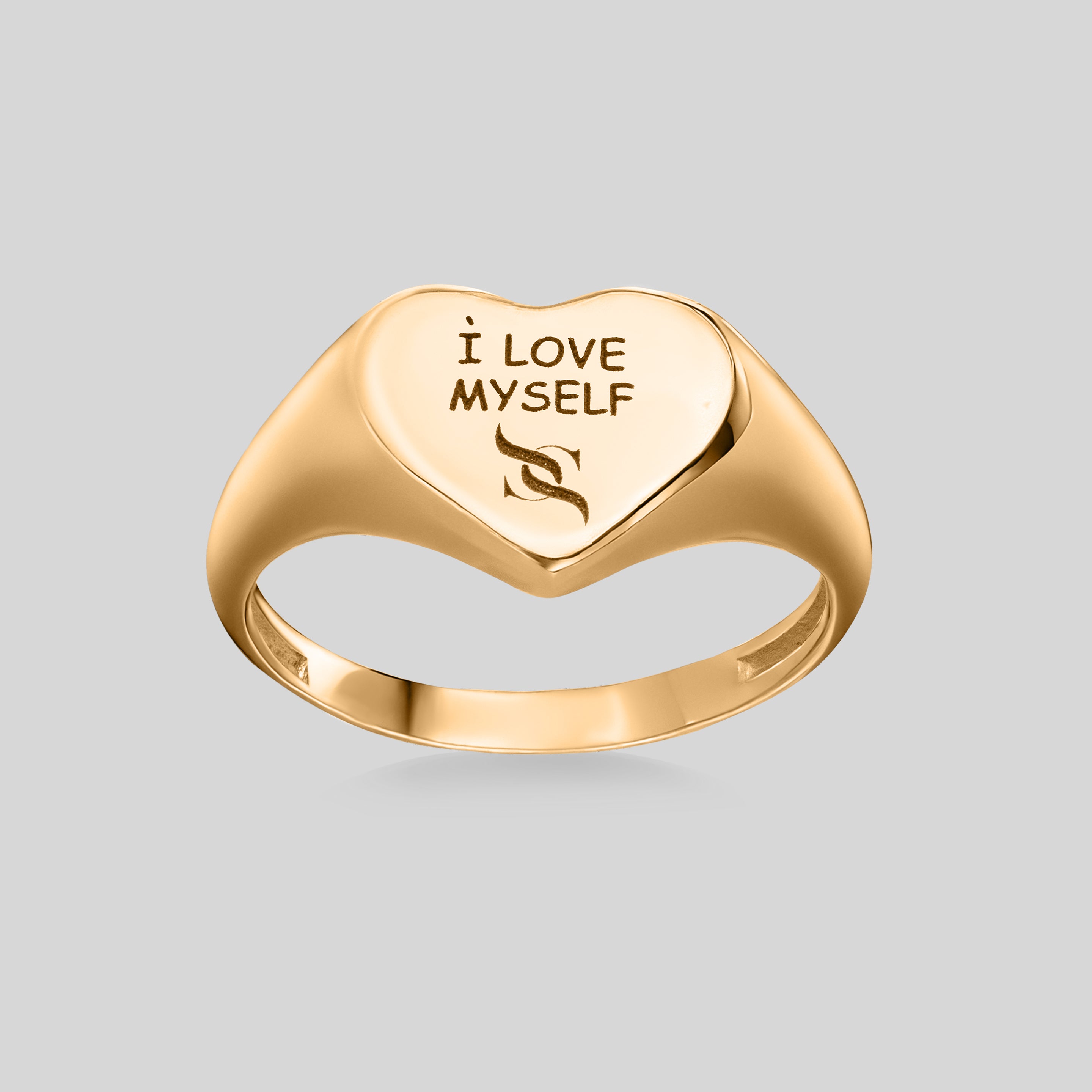 I LOVE MYSELF gold